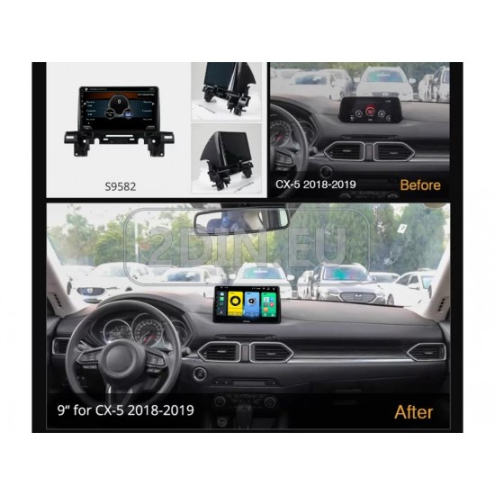 MAZDA CX-5 - 9" МУЛТИМЕДИЯ / Навигация android 16